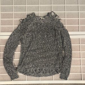 Cloud Chaser Black Knit Sweater